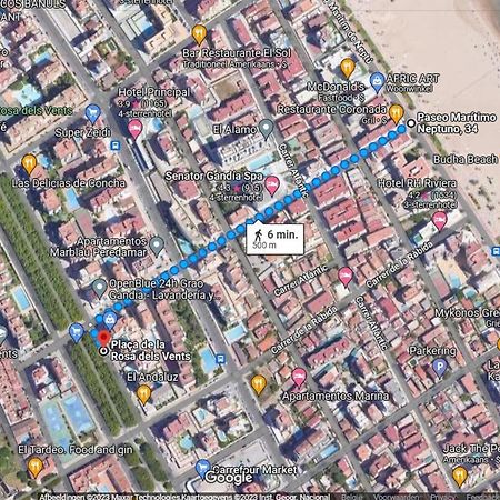 Jardin 5 Playa De Gandia - No Fiestas - Con Wifi Leilighet Eksteriør bilde